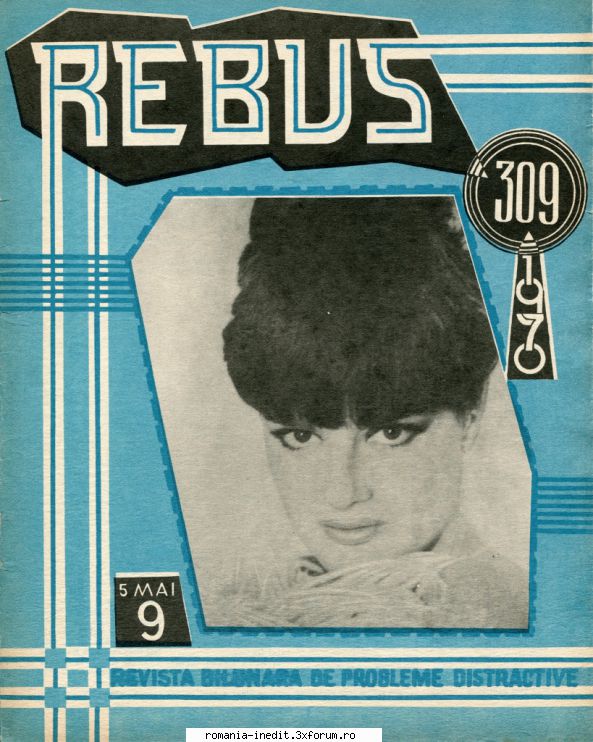 [b] revista rebus rebus 309-1970 (jpg, zip), 300 dpi arhiva include jpg pentru pagina dubla din