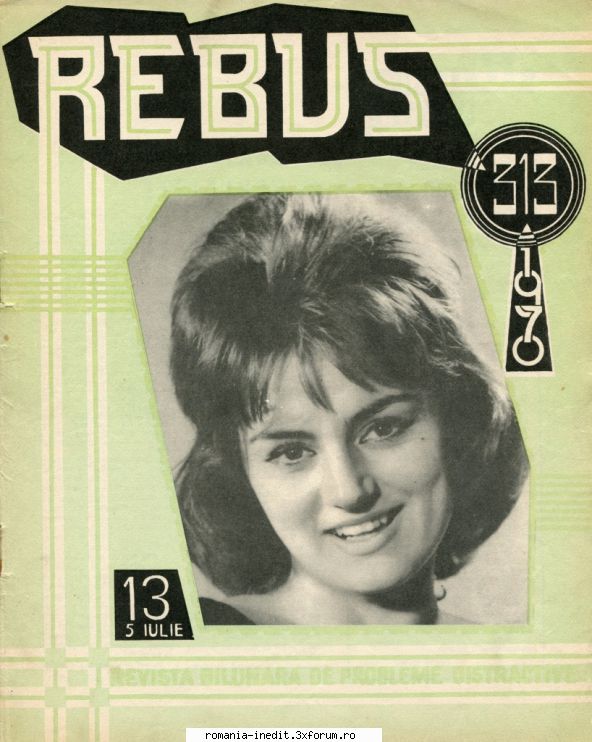 [b] revista rebus rebus 313-1970 (jpg, zip), 300 dpi arhiva include jpg pentru pagina dubla din