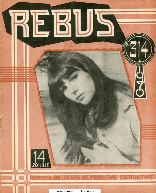 [b] revista rebus rebus 314-1970 (jpg, zip), 300 dpi arhiva include jpg pentru pagina dubla din