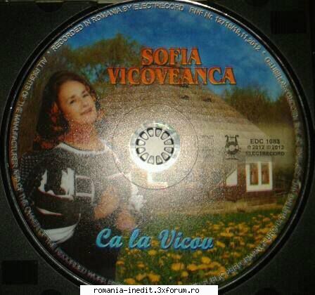 sofia vicoveanca vicov edc 1083 2012 coperta cd: