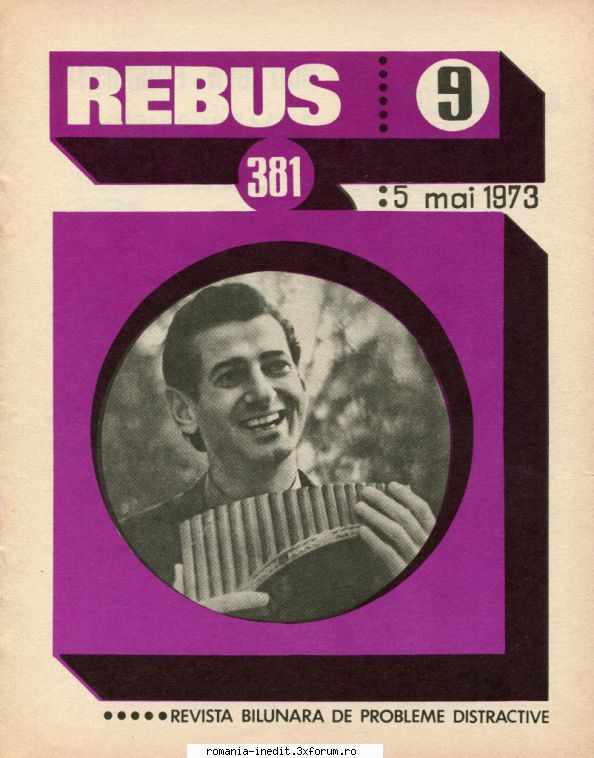 [b] revista rebus rebus 381-1973 (jpg, zip), 300 dpiarhiva include jpg pentru pagina dubla din