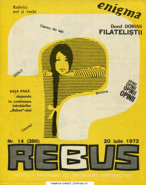 [b] revista rebus rebus 386-1973 (jpg, zip), 300 dpiarhiva include jpg pentru pagina dubla din