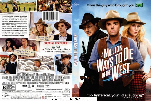 million ways die the west (2014) million ways die the west este extrem laș care louise, iubita