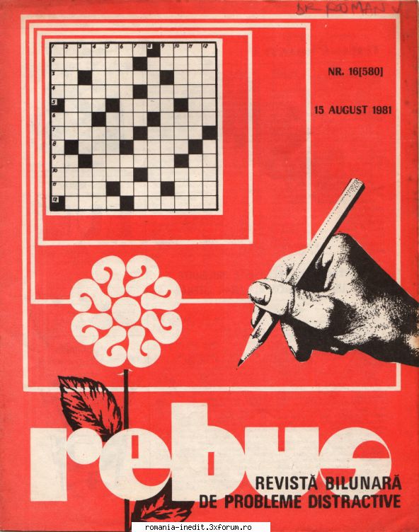 [b] revista rebus rebus 580-1981 (jpg, zip), 300 dpiarhiva include jpg pentru pagina dubla din