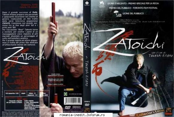 zatoichi collection movies personaj creat japonez kan shimozawa, fost dezvoltat pentru ecran daiei