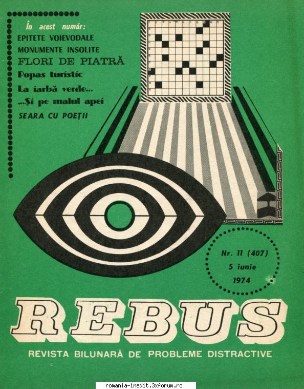 [b] revista rebus rebus 407-1974 (jpg, zip), 300 dpiarhiva include jpg pentru pagina dubla din
