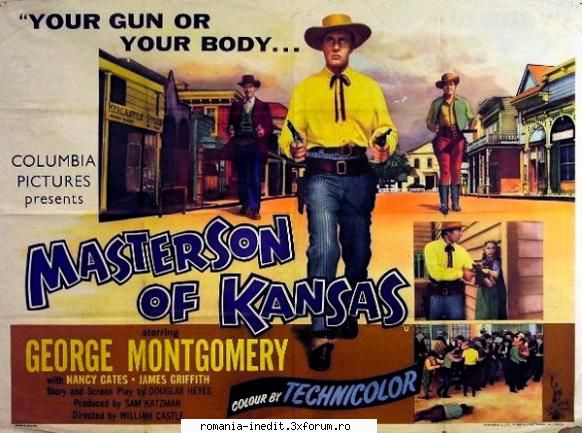 masterson kansas (1954) masterson kansas (1954)n kansas, incercand evite alt indienii bat federal