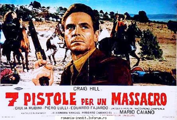 seven pistols for massacre (1967) seven pistols for massacre hombreun este arestat, judecat și