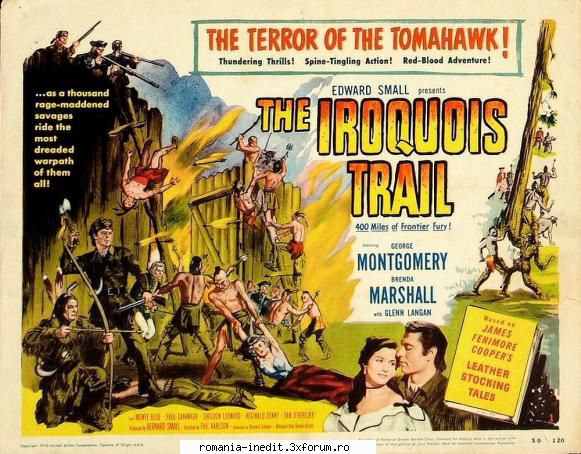 the iroquois trail (1950) the iroquois trail american fratele său snge, indianul sagamore,