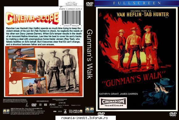 gunman's walk (1958) gunman's walk lee hackett (van heflin), crescator vite, care este produsul