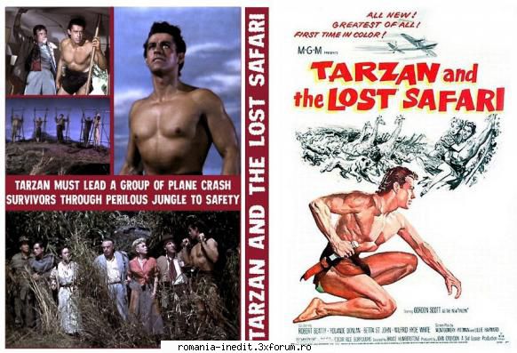tarzan and the lost safari (1957) tarzan and the lost safari cei unui avion, urma acestuia jungla