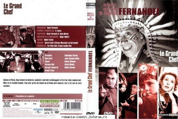 fernandel collection movie grand chef scapa viata mizera spalator masini, antoine venturen, impreuna