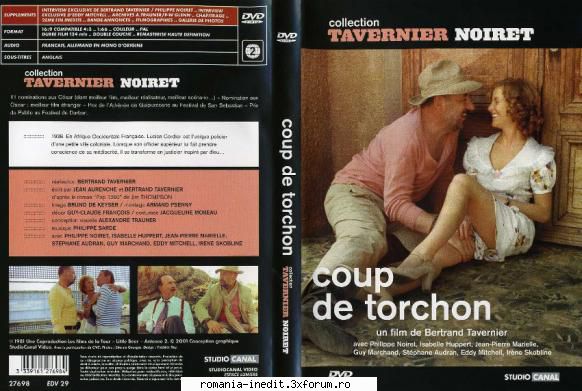 coup torchon (1981) coup torchon cordier, singurul politist dintr-un trgusor african, fiinta slaba.