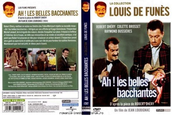 louis funes movie collection ah! les belles bacchantes (1954)la teatru revista local fac repetitii