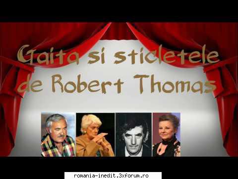 martorii şi (1982) (teatru robert thomas martorii şi ileana stana ionescu, ion pavlescu,