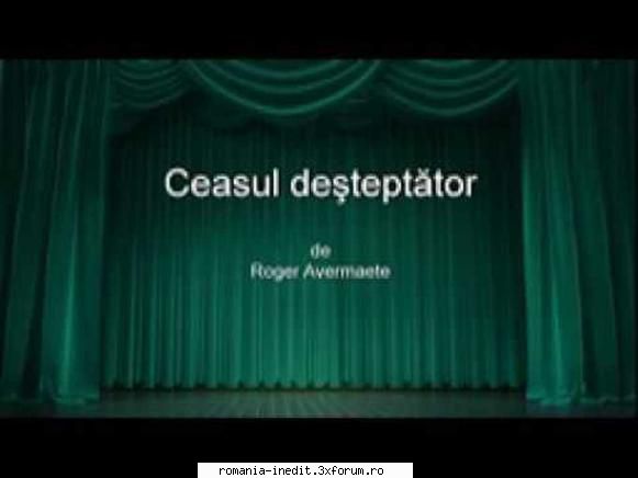 ceasul (1971) (teatru roger avermaete ceasul dem radulescu, stela popescu, braila, vasile minute;