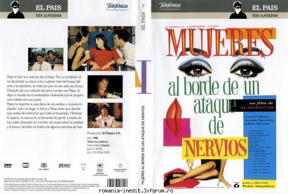 mujeres borde ataque nervios (1988) mujeres borde ataque nervios the verge nervous este femeie care