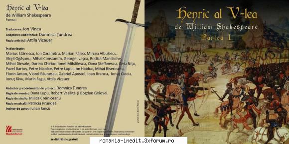henric v-lea (2014 (teatru william henric v-lea (2014 )(teatru ― marius ion caramitru, marian