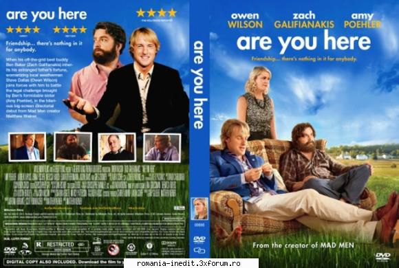 are you here (2013) are you here (2013)ben baker este care canapeaua său, steve dallas, este