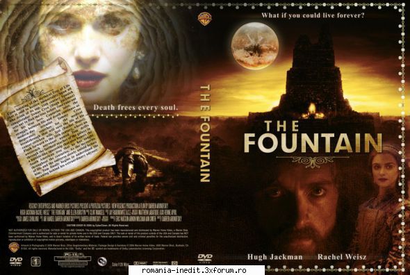 the fountain (2006) the fountain este odisee despre lupta mileniu unui barbat salva persoana care