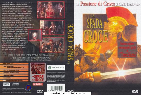 spada croce (1958) spada croce (1958)mary fundalul magnific romane iudeea, filmul şi este