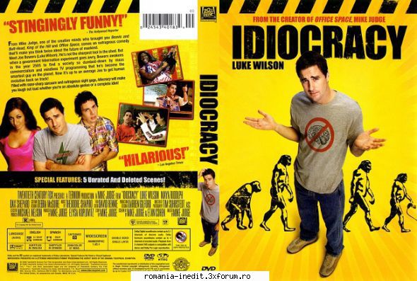 idiocracy limited dvdrip idiocracy (2006)joe bauers este soldat mediu din toate punctele vedere care