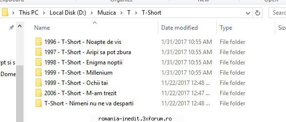 caut aceste albume asta t-short