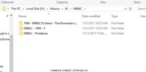 caut aceste albume mb&c