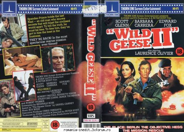 wild geese (1985) felicitari pt. postare !wild geese peter daniel carney, reginald scott glenn,