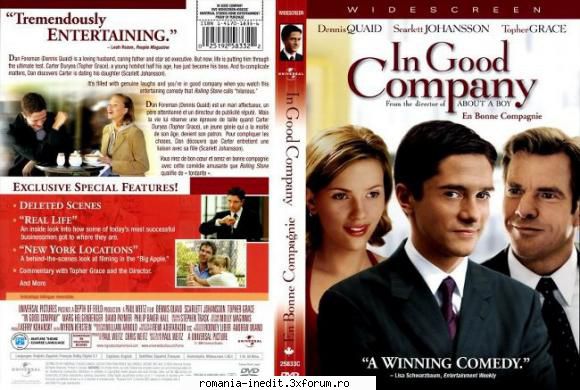 good company (2004) good company (2004)dan foreman este familie, vechime locul unde lucreaza firma