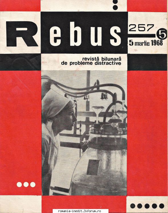 [b] revista rebus rebus 257-1968 (jpg, zip), 300 dpi, scan include jpg pentru pagina dubla din