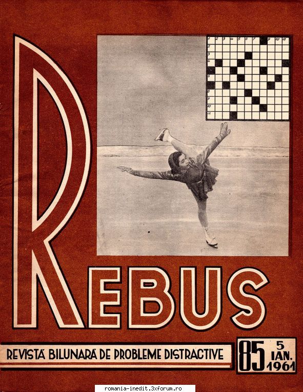 [b] revista rebus rebus 85-1961 (jpg, zip), 300 dpi, scan include jpg pentru pagina dubla din