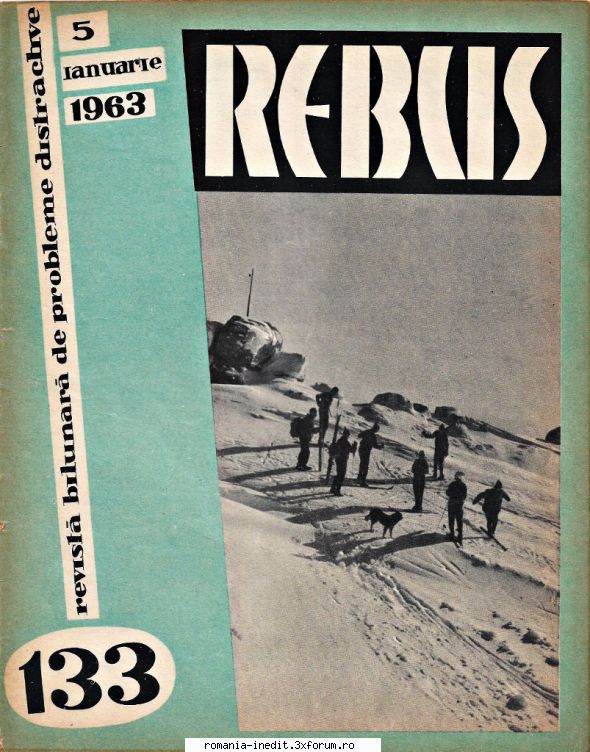 [b] revista rebus rebus 133-1963 (jpg, zip), 300 dpi, scan include jpg pentru pagina dubla din