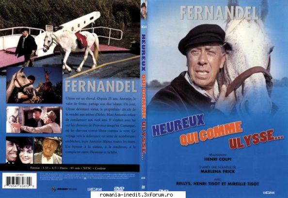 fernandel collection movie heureux qui comme ulysse who like este agricol ntr-un sat mic din