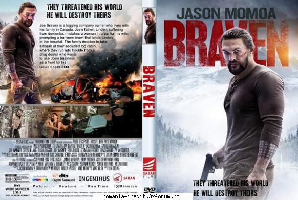 braven (2018) braven cnd joe braven, muncitor forestier umil care zona frontierei sua canada, grup