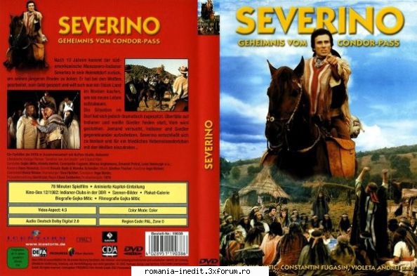 severino (1978) severino indian din pampasul ntoarce tribul său, aflat marginea andezilor