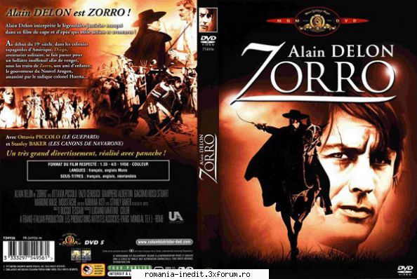 zorro (1975) (alain delon) zorro (1975)don diego, ales noul aragon pentru prelua postul, dar sub