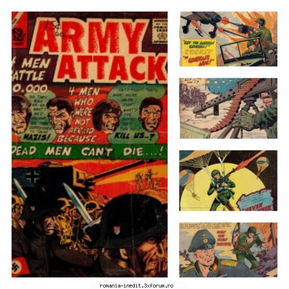 usa comics military army attack,