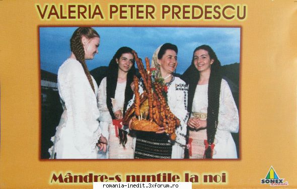 discuri vinil muzica populara raritati valeria peter predescu mndre-s noi sonex 0280 1999 mndre-s