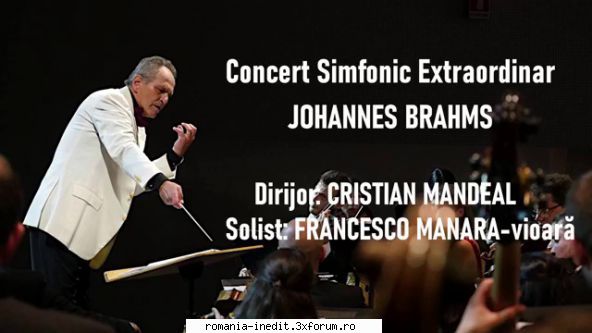 opera opereta din brasov pentru concertul johannes pentru și major op. 77solist: francesco