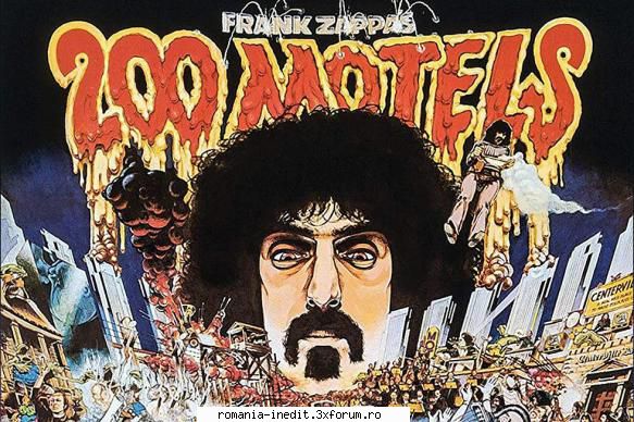 200 motels 200 moteluri (1971) psihedelic și realizat marele frank zappa, trupa the mothers