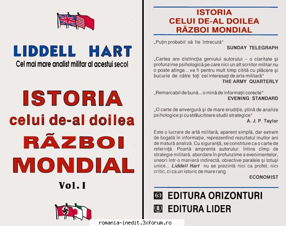 [b] istorie şi scris:b.h. liddell hart istoria celui ii-lea razboi mondial vol. 2.volumul poate