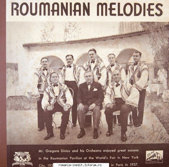 discuri vinil muzica populara raritati grigoras dinicu: roumanian melodies (1939, doina oltului