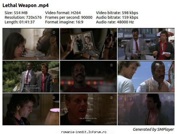 lethal weapon (1987) lethal weapon romana inclusa554 mbh264