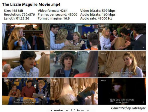 the lizzie mcguire movie (2003) the lizzie mcguire movie romana inclusa469 mbh264