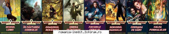coperti pentru ebookuri seria roata timpului robert jordan, pentru 1-8, (cele limba romnă