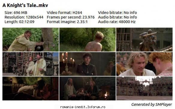 knight's tale (2001) knight's tale este adaptarea romanului din povestea lui william, tanar scutier