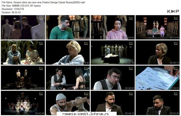 despre iubire sau așa ceva (2020 ) (teatrul george ciprian buzau)