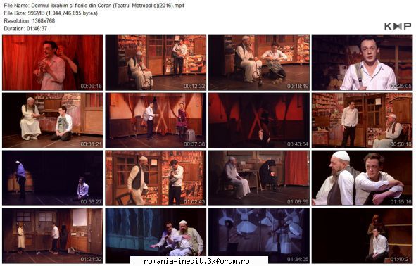 domnul ibrahim si florile din coran (2016) (teatrul