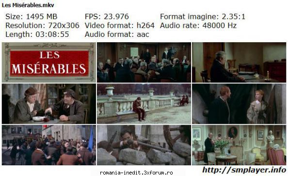 les misrables (1958) les misrables romana